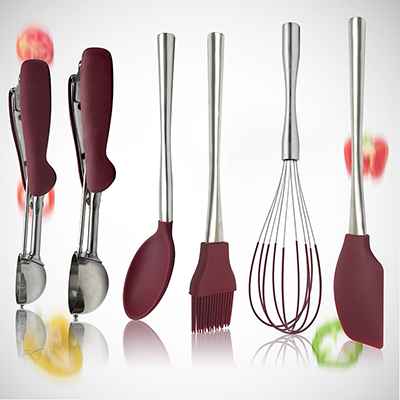 Stainless steel silicone kitchen ware图2