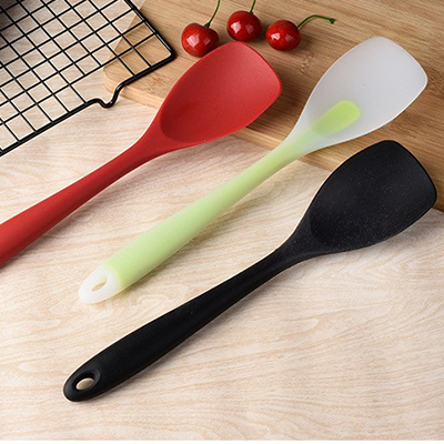 Silicone salad spoon, salad shovel, spatula图2