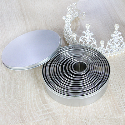 RH6004 Stainless Steel 12 Pcs Rim Shape Cookie Cutter Set图5