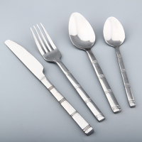 High Quality Stainless Steel Svelte Flatware Set