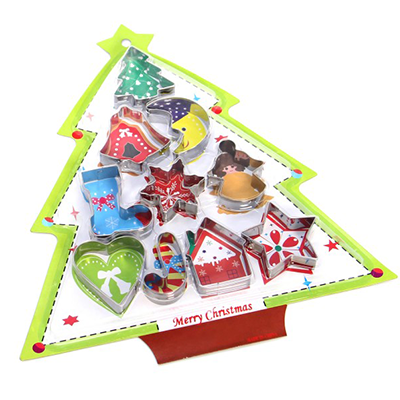 RH6005 Stainless Steel Christmas 10PCS Cookie Cutter Set图3