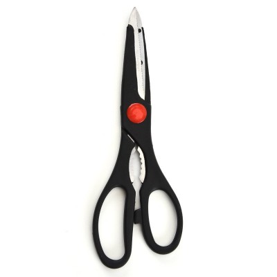 9110 stainless steel kitchen scissors household chicken bone scissors multifunctional food scissors图5