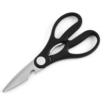 Stainless steel kitchen scissors kitchen household multifunctional food scissors can clip walnut fis图5