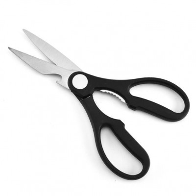 Stainless steel kitchen scissors kitchen household multifunctional food scissors can clip walnut fis图3