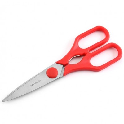 Stainless steel kitchen scissors kitchen household multifunctional food scissors can clip walnut fis图4