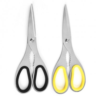 Stainless steel kitchen scissors chicken bone scissors household food scissors multi-functional fish图2