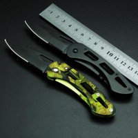 Key Ring Knife Outdoor Pattern Folding Easily Portable Pocket Cutlery High 440C Steel