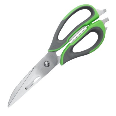 Refrigerator scissors kitchen scissors with magnetic refrigerator magnet scissors chicken bone sciss图5