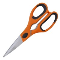 Stainless steel kitchen scissors cutting chicken bone scissors with walnut nut clip scissors manufac