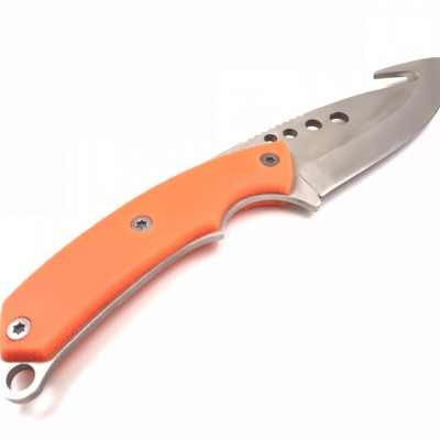 Wholesale outdoor camping rubber oil handle hunting knife blanks图3