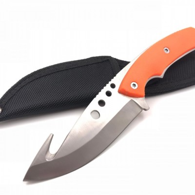 Wholesale outdoor camping rubber oil handle hunting knife blanks图5