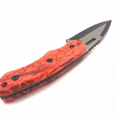 Outdoor tactical rescue fixed blade hunting knife with sheath图5