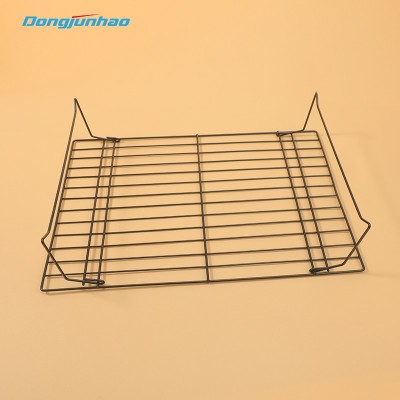 Factory direct sale BBQ non stick 3 layers collapsible mesh cooling racks for baking图4