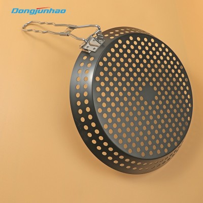 Wholesale BBQ new tools hot coal keeper metal grill charcoal holder basket图2