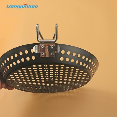 Wholesale BBQ new tools hot coal keeper metal grill charcoal holder basket图4