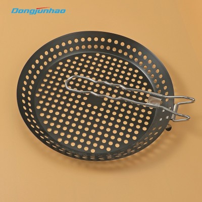 Wholesale BBQ new tools hot coal keeper metal grill charcoal holder basket图7