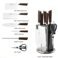 Kitchen knives multi-piece set stainless steel kitchenware six-piece set customizable