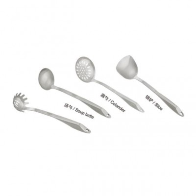 Stainless steel kitchenware 9 sets acrylic knife holder can be customized图2