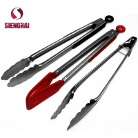 High quality Stainless steel adjustable BBQ tongs ice tong bread toog