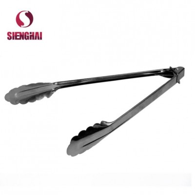 High quality Stainless steel adjustable BBQ tongs ice tong bread toog图4