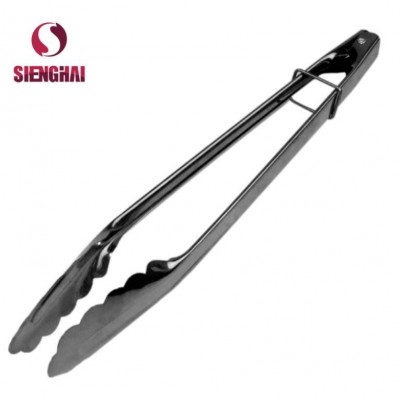 High quality Stainless steel adjustable BBQ tongs ice tong bread toog图5