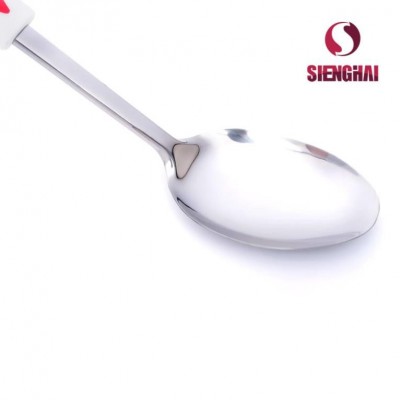 Factory price Kitchen Accessories stainless steel Solid Spoon图2