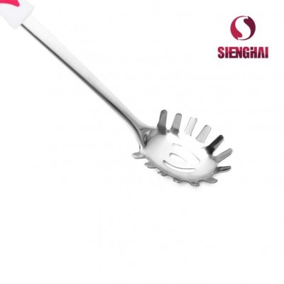 Stainless steel TPR handle Spaghetti Pasta Server fork图2