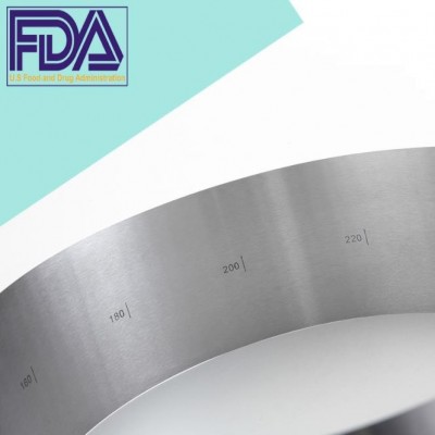 Stainless steel mousse ring color box Round cake holder 6-12 "telescopic adjustment cake mold b图3