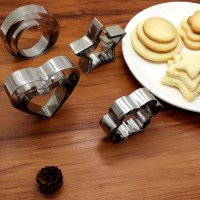 Manufacturers undertake 12 sets of stainless steel cookie mold handmade cookie cake DIY baking tools
