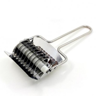 Stainless steel noodle cutter Chives noodle cutter Household noodle cutter Manual dough slitter tool图4