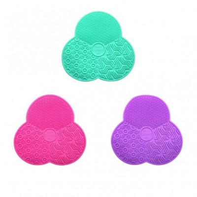 Large silica gel cleaning pad makeup brush cleaning pad with suction cup Silica gel cleaning pad hai图2