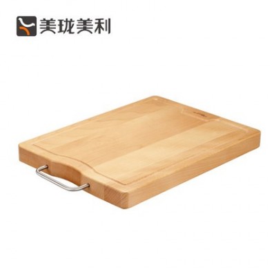 Easy kitchen kitchen solid wood chopping board beech wood chopping board can be hung on both sides图2