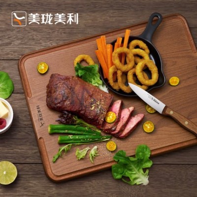 Household kitchen solid wood chopping board chopping board can be used to cut vegetables and fruits图3