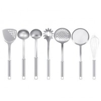 Household kitchen 304 stainless steel spatula spoon full kitchen set cooking tools