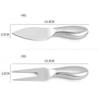hot sales 4pcs hollow handle stainless steel cheese knife set图3