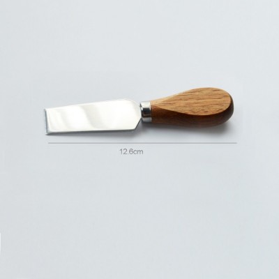 4pcs acacia wood handle stainless steel cheese knife set图3