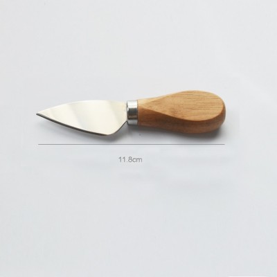 4pcs acacia wood handle stainless steel cheese knife set图4