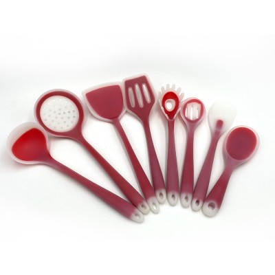 Silicone 8-piece kitchenware set + storage rack图4