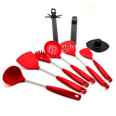 Silicone 6-piece kitchenware set + storage rack图5