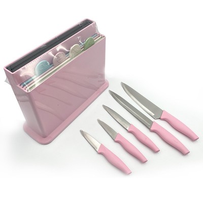 Kitchen knife set with cutting board图3