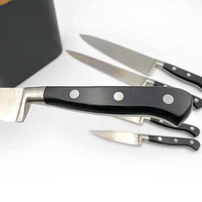 Set of 6 pieces ABS handle single steel head knife图5