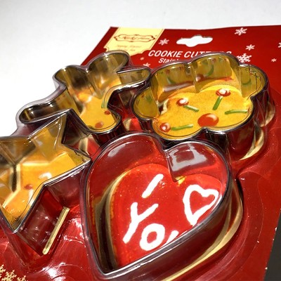 4 sets of classic Christmas biscuit molds图5