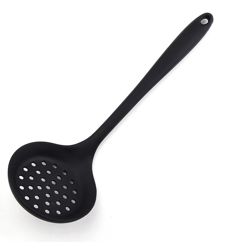 New type silica gel strainer set filter scraper soup spoon household kitchen supplies图5