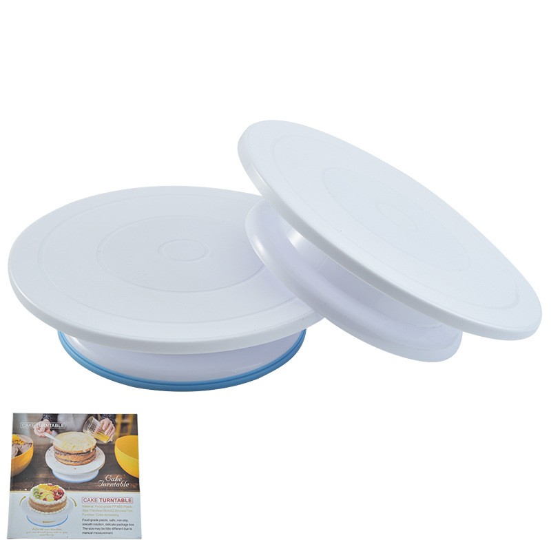 Plastic cake and Cream turntable DIY Spin decorating turntable household baking supplies图2