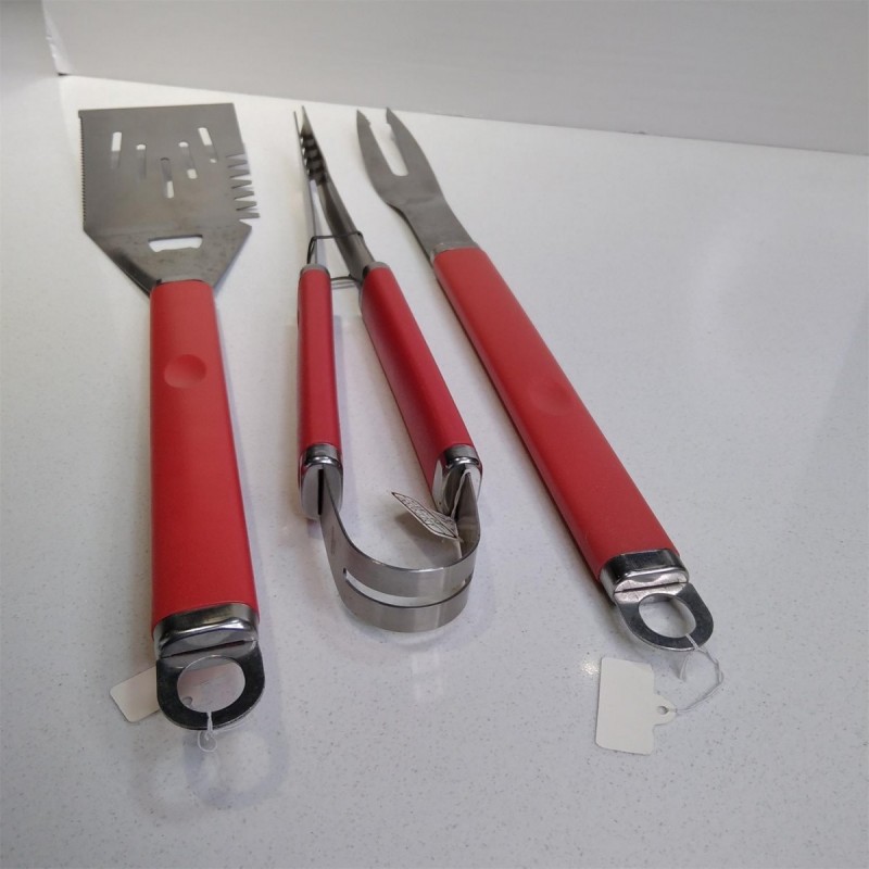 PP red handle roaster 3-piece set图3