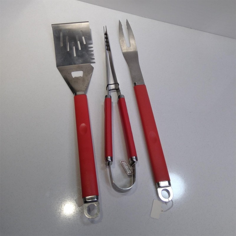 PP red handle roaster 3-piece set图1