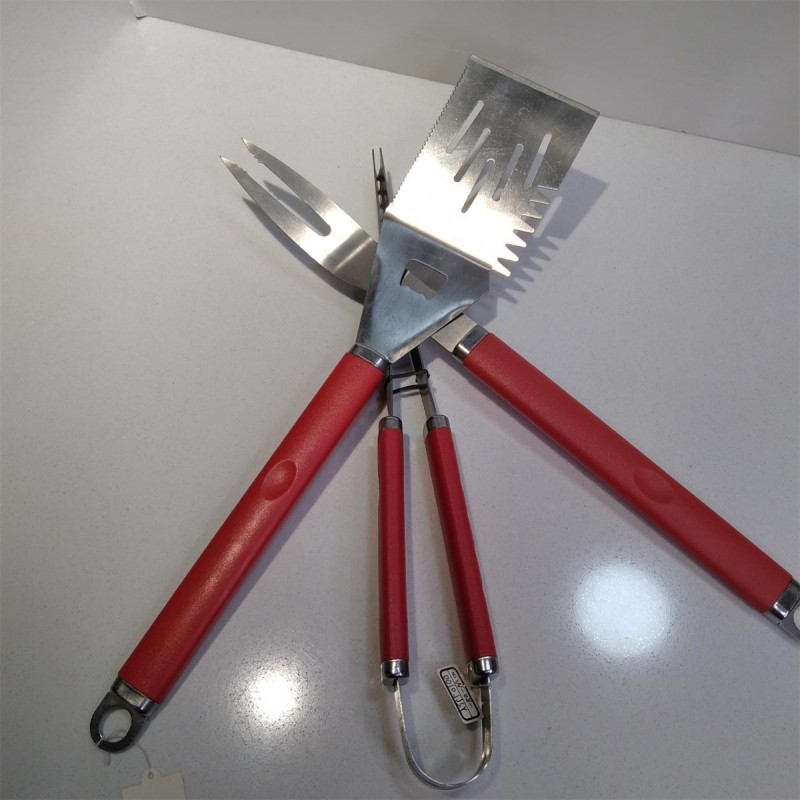 PP red handle roaster 3-piece set图4