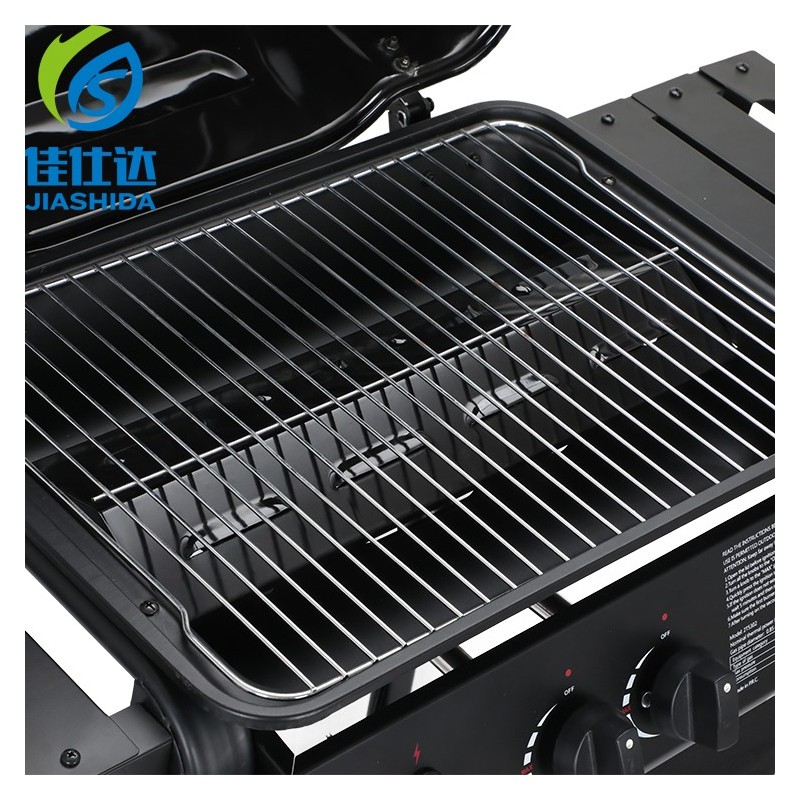 Gas BBQ Grill Outdoor Stainless Steel 2 Burners BBQ Gas Grill Gas Barbecues Grills BBQ for Outdoor P图3