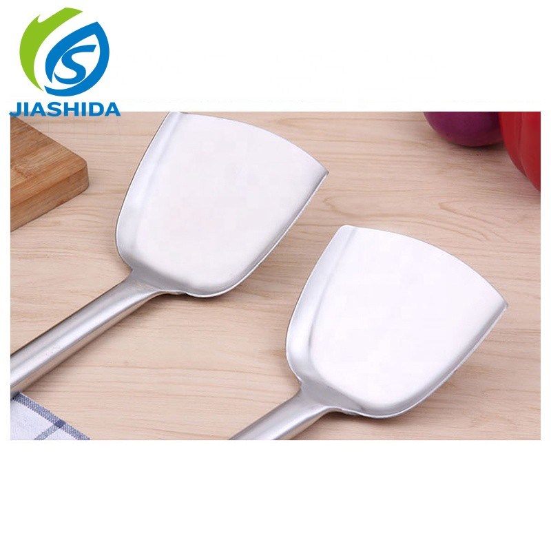 Hotel Restaurant Stainless Steel Shovel Spatula With Wooden Handle 1 buyer图2