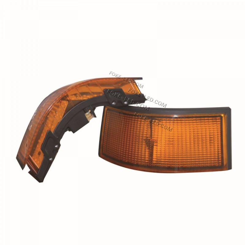 8.6 Inch 48W Flood Beam LED Amber Corner Cab Warning Light for John Deere图2